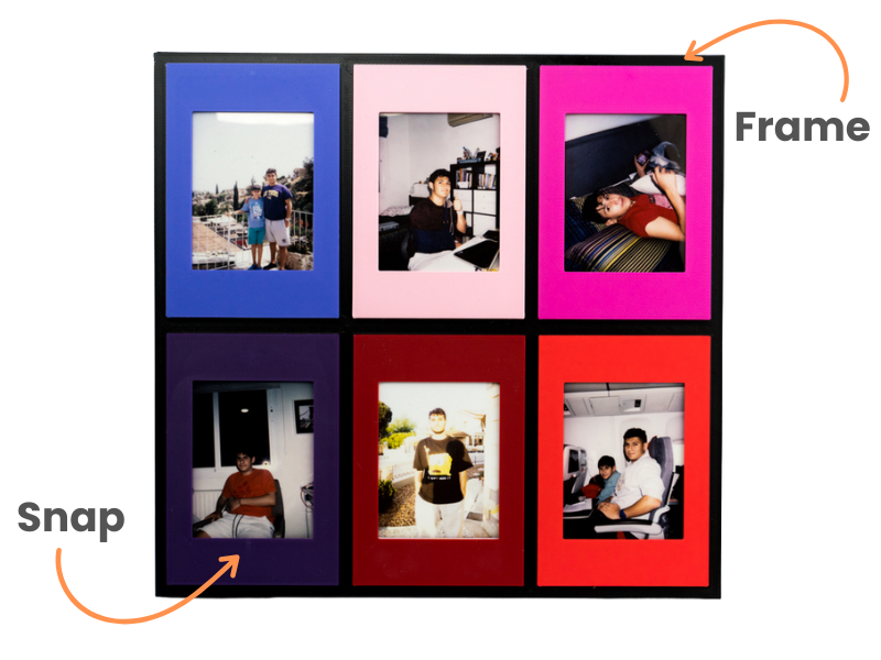 SnapFrame 2x3 for Instax Mini
